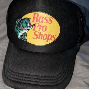 Bass Pro Shops Black and Yellow Logo Hat